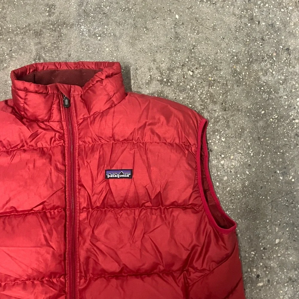 Vtg Patagonia Hi Loft Goose Down Insulated Vest Large - Picture 15 of 16